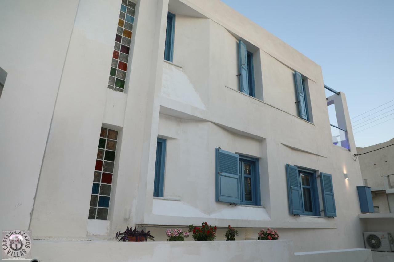 Located By The Sea One Beachfront Private Captain Lazaros Pool Villa With Loft In 750Sqm Spacious Private Plot-Jacuzzi-Sunrelax-Furnished Terace-Gazebo-Private Parking,Sleep 3 Adults And 2 Children, Just Steps From The Black Beach-Seaview Perissa  Luaran gambar